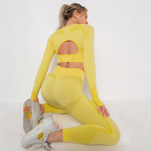 Load image into Gallery viewer, Quick Drying Fitness Running Knitting Suit
